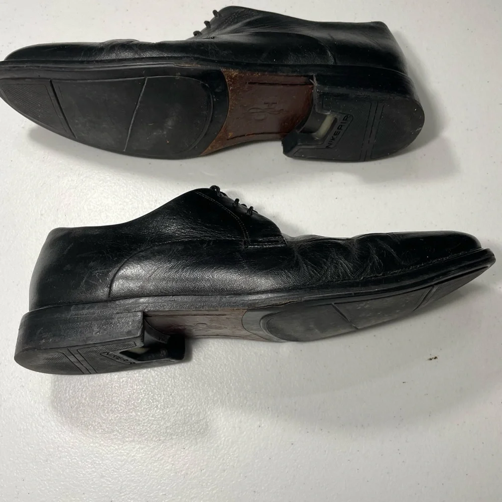Cole Haan Nike Air Classic Black Leather Men's Shoes Size 9M SB-95
